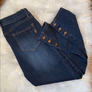 1822 Denim Skinny Jeans with Button up ankles